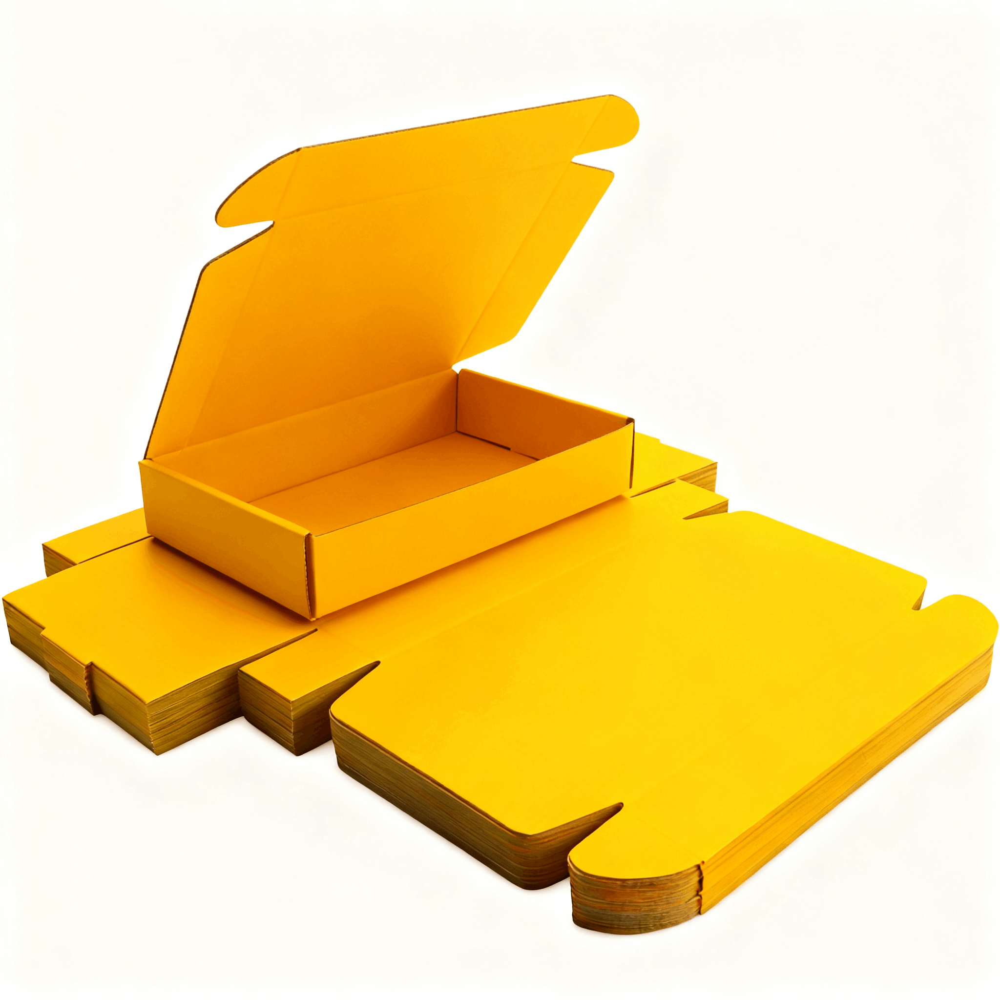 粉色印刷纸盒 企业定制款 批量供应可印logo 多场景商务包装纸盒厂家直供